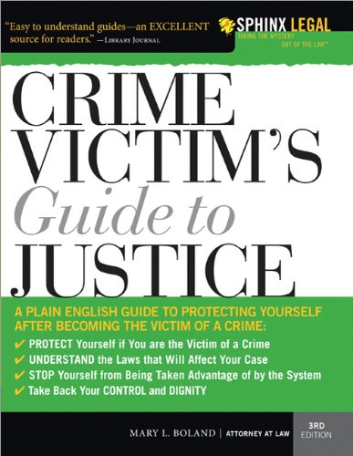 Imagen de archivo de Crime Victim's Guide to Justice a la venta por Better World Books: West