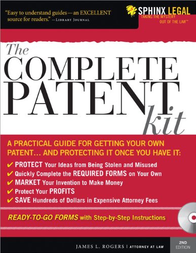 Beispielbild fr The Complete Patent Kit : A Practical Guide for Getting Your Own Patent. and Protecting it Once You Have It zum Verkauf von Better World Books