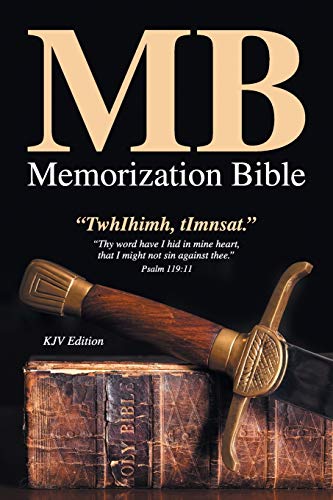 MB Memorization Bible (9781572580985) by Kjv Bible