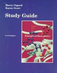 Study to Accompany Principles of Biochemistry (9781572591004) by Karen Osgood, Marcy;Ocorr