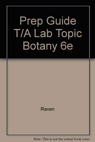 Stock image for Prep Guide T/A Lab Topic Botany 6e for sale by Solr Books