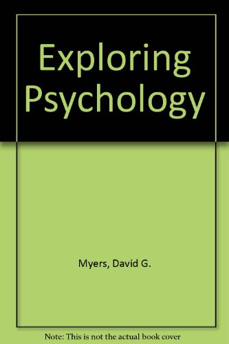 Beispielbild fr Exploring Psychology zum Verkauf von Better World Books