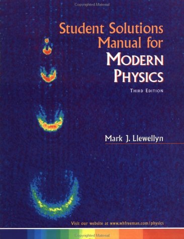 Beispielbild fr Student Solutions Manual for Modern Physics zum Verkauf von GF Books, Inc.