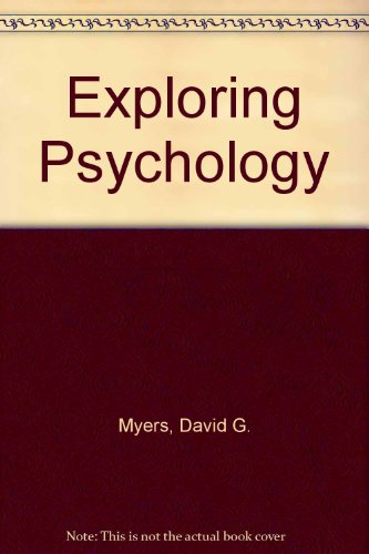 9781572598669: Exploring Psychology