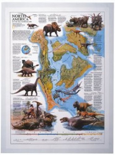 National Geographic North America in the Age of Dinosaurs Standard Size (9781572621817) by National Geographic Society