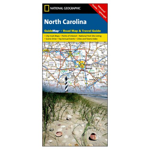 National Geographic North Carolina (Guidemaps) (9781572624078) by [???]