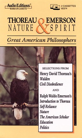 9781572700420: Thoreau & Emerson: Nature & Spirit (Audio Editions)