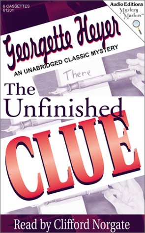 Beispielbild fr The Unfinished Clue zum Verkauf von The Yard Sale Store
