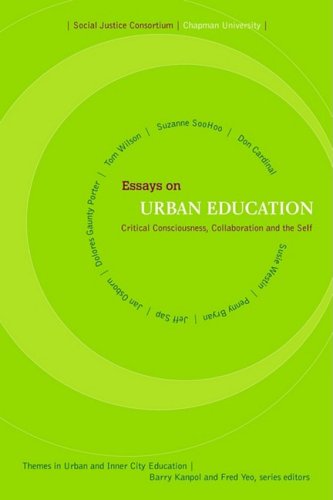 Beispielbild fr Essays on Urban Education: Critical Consciousness, Collaboration and the Self (Themes of Urban and Inner City Education) zum Verkauf von Books From California
