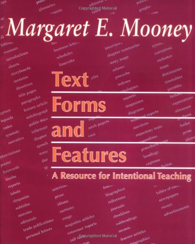 Beispielbild fr Text Forms and Features : A Resource for Intentional Teaching zum Verkauf von Better World Books: West