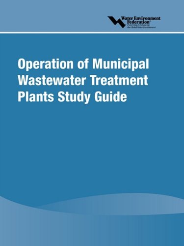 Imagen de archivo de Operation of Municipal Wastewater Treatment Plants Study Guide a la venta por HPB-Red