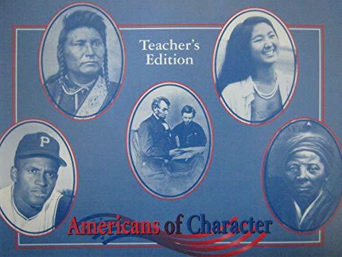 Stock image for Americans of Character Teacher's Edition for sale by BooksRun