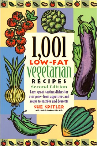 Beispielbild fr 1,001 Low-Fat Vegetarian Recipes zum Verkauf von Granada Bookstore,            IOBA