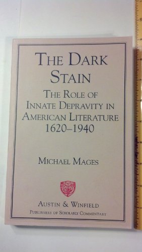 Stock image for THE DARK STAIN for sale by Atlanta Vintage Books