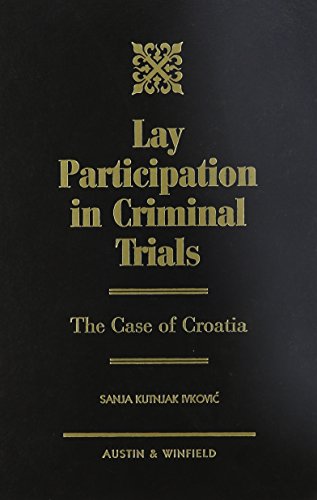 Stock image for Lay Participation in Criminal Trials for sale by Kennys Bookshop and Art Galleries Ltd.