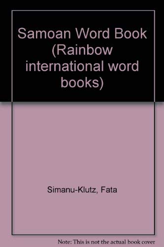 Beispielbild fr Samoan Word Book (Rainbow International Word Book Series) zum Verkauf von Books From California