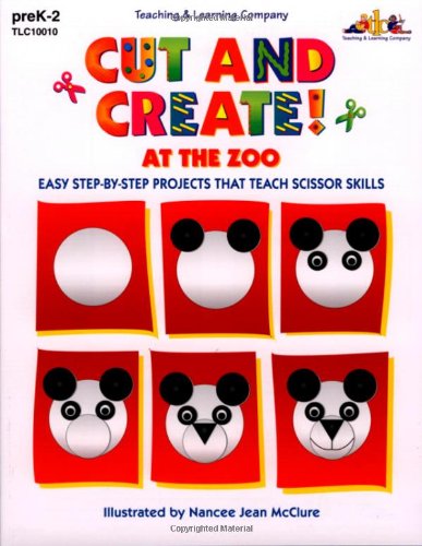 9781573100106: Lorenz Corporaci-n TLC10010 Cortar y Crear At the Zoo-Grado Pre-K-2