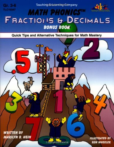 9781573103473: Math Phonics-Fractions & Decimals Bonus Book: Quick Tips and Alternative Techniques for Math Mastery