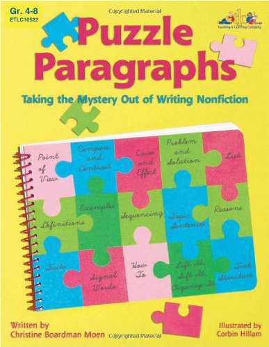 Imagen de archivo de Puzzle Paragraphs : Taking the Mystery Out of Writing Nonfiction a la venta por Better World Books