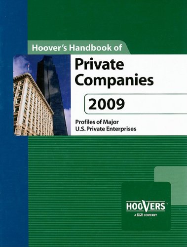 Beispielbild fr Hoover's Handbook of Private Companies 2009 zum Verkauf von HPB-Ruby