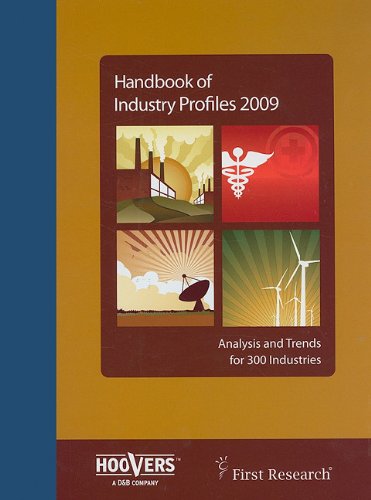 Beispielbild fr Hoover's Handbook of Industry Profiles 2009 zum Verkauf von Better World Books