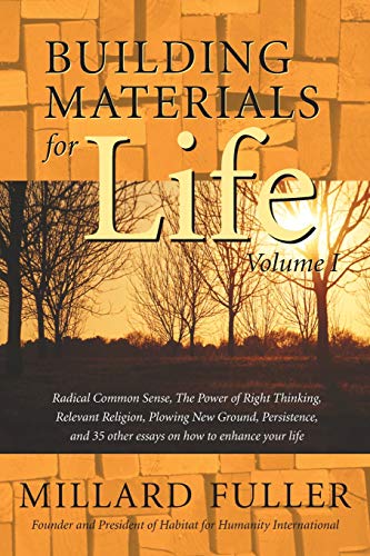 Imagen de archivo de Building Materials for Life, Volume I a la venta por TextbookRush