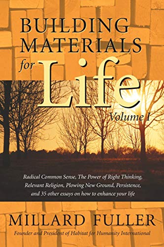 Imagen de archivo de Building Materials for Life, Volume I a la venta por SecondSale