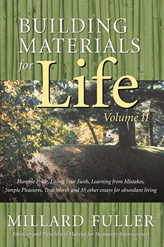 Stock image for Building Materials for Life, Vol. II for sale by Ergodebooks