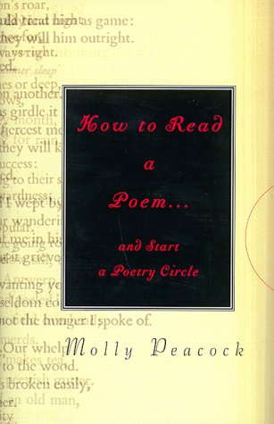 Imagen de archivo de How To Read a Poem.and Start a Poetry Circle a la venta por HPB Inc.