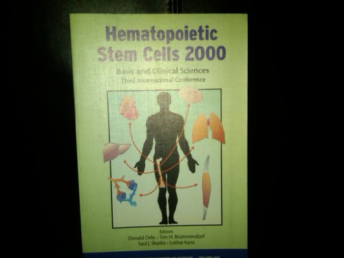 Imagen de archivo de Hematopoietic Stem Cells 2000 : Basic and Clinical Sciences : Third International Conference ( Annals of the New York Academy of Sciences Volume 938 ) a la venta por De Pee Books
