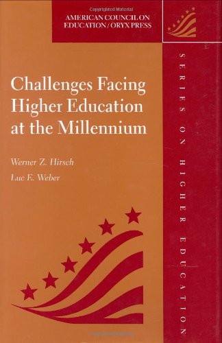 Beispielbild fr Challenges Facing Higher Education at the Millennium zum Verkauf von RIVERLEE BOOKS