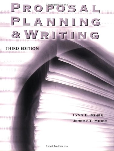 Imagen de archivo de Proposal Planning & Writing, 3rd Edition (Grantselect) a la venta por SecondSale