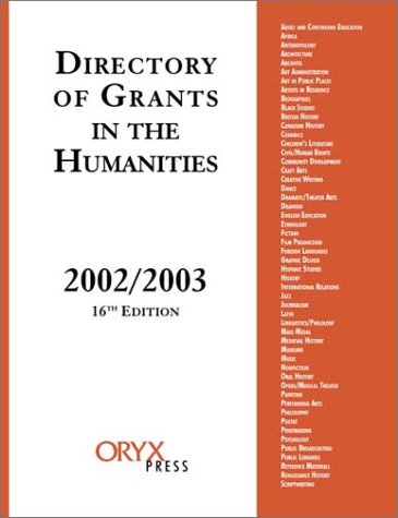 Stock image for Directory of Grants in the Humanities, 2002/2003. for sale by Yushodo Co., Ltd.