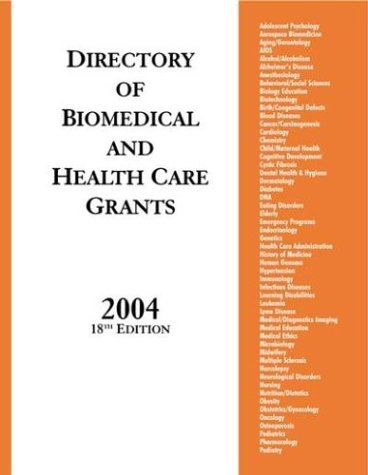 Stock image for Directory of Biomedical and Health Care Grants 2004. for sale by Yushodo Co., Ltd.