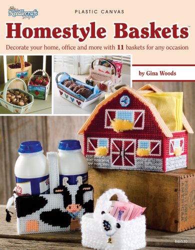 {PLASTIC CANVAS} Homestyle Baskets: Decorate Your Home, Office and More with 11 Baskets for Any O...