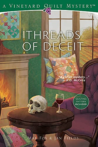 Stock image for Threads of Deceit (Vineyard Quilt Mysteries) for sale by Wonder Book