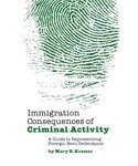 Stock image for Immigration Consequences of Criminal Activity: A Guide to Representing Foreign-Born Defendants for sale by ThriftBooks-Atlanta