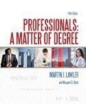 Stock image for Professionals: A Matter of Degree for sale by thebookforest.com