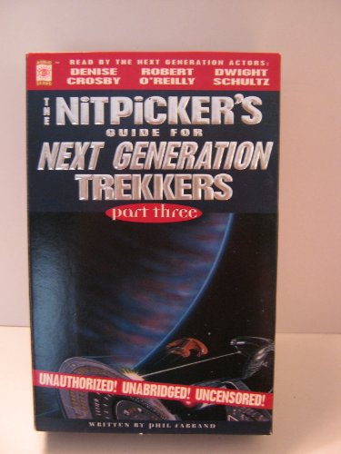 Beispielbild fr The Nitpickers Guide for Next Generation Trekkers -- Part Three -- (3 Audio Cassettes - Unabridged - 4 1/2 Hours) zum Verkauf von gigabooks