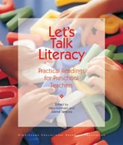 Beispielbild fr Let's Talk Literacy: Practical Readings for Preschool Teachers zum Verkauf von HPB-Ruby