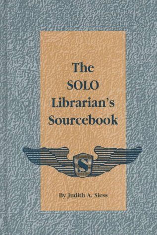 Imagen de archivo de The Solo Librarian's Sourcebook a la venta por Wonder Book