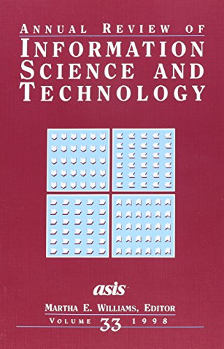 Imagen de archivo de Annual Review of Information Science and Technology 1998 (Annual Review of Information Science & Technology) a la venta por HPB-Red