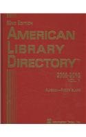 9781573873482: American Library Directory 2009-2010: Library Resource Guide 2009-2010