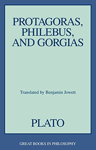 9781573920629: Protagoras, Philebus, and Gorgias (Great Books in Philosophy)