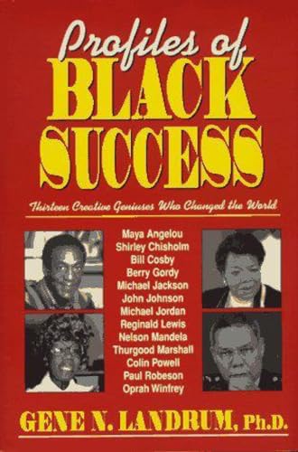 Beispielbild fr PROFILES OF BLACK SUCCESS Thirteen Creative Geniuses Who Changed the World zum Verkauf von Neil Shillington: Bookdealer/Booksearch