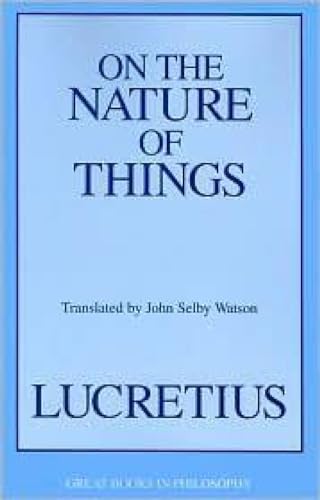 9781573921794: On the Nature of Things (Great Books in Philosophy)
