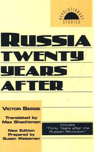 9781573924771: Russia Twenty Years After (Revolutionary Studies S.)