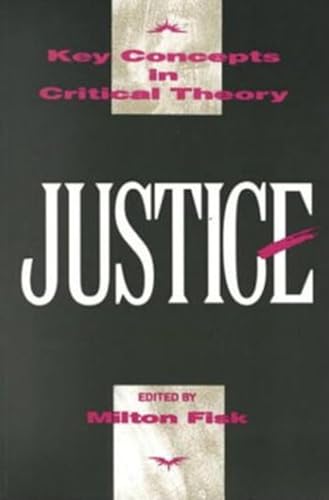 Stock image for Justice (Key Concepts in Critical Theory) for sale by HPB-Red