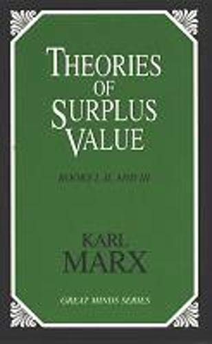 9781573927772: Theories of Surplus Value: v. 4