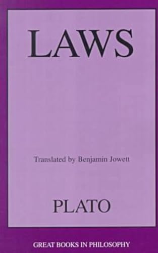 9781573927994: Laws: Plato (Great Books in Philosophy)